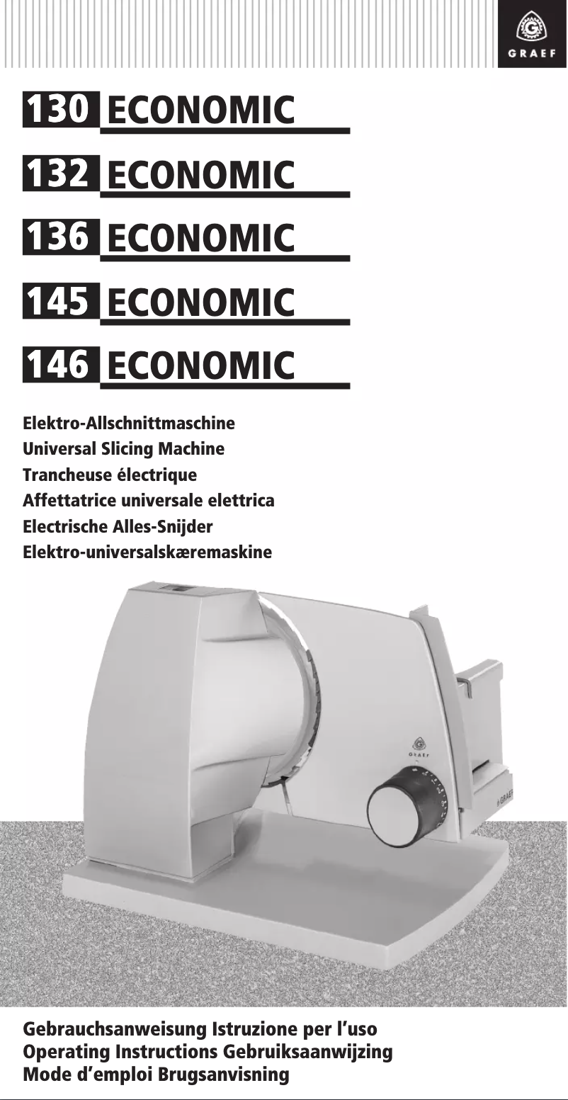 Página 1 del manual Manual de usuario Graef 146 Economic