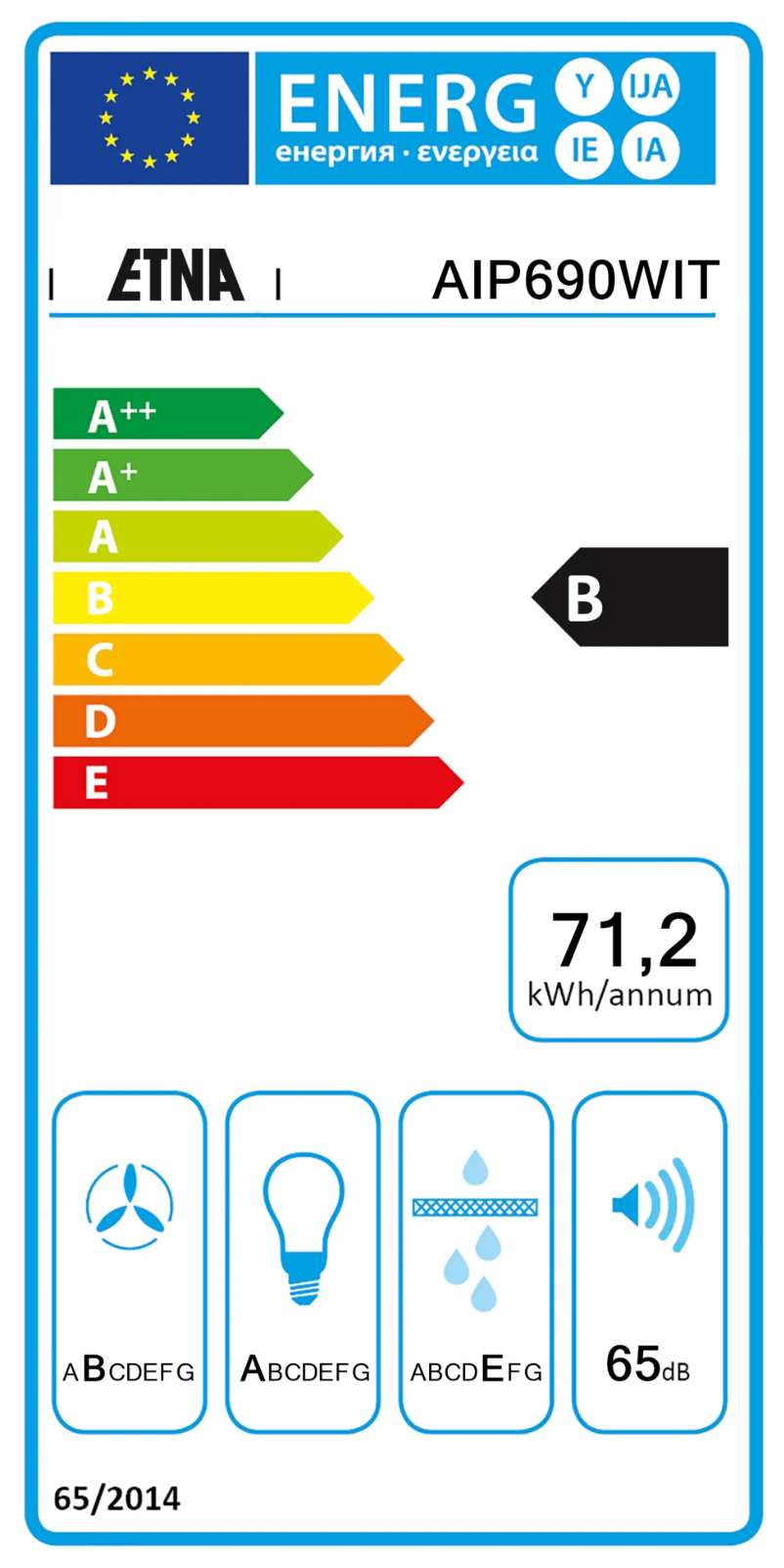 Image de la première page du manuel de l'appareil AIP690WIT