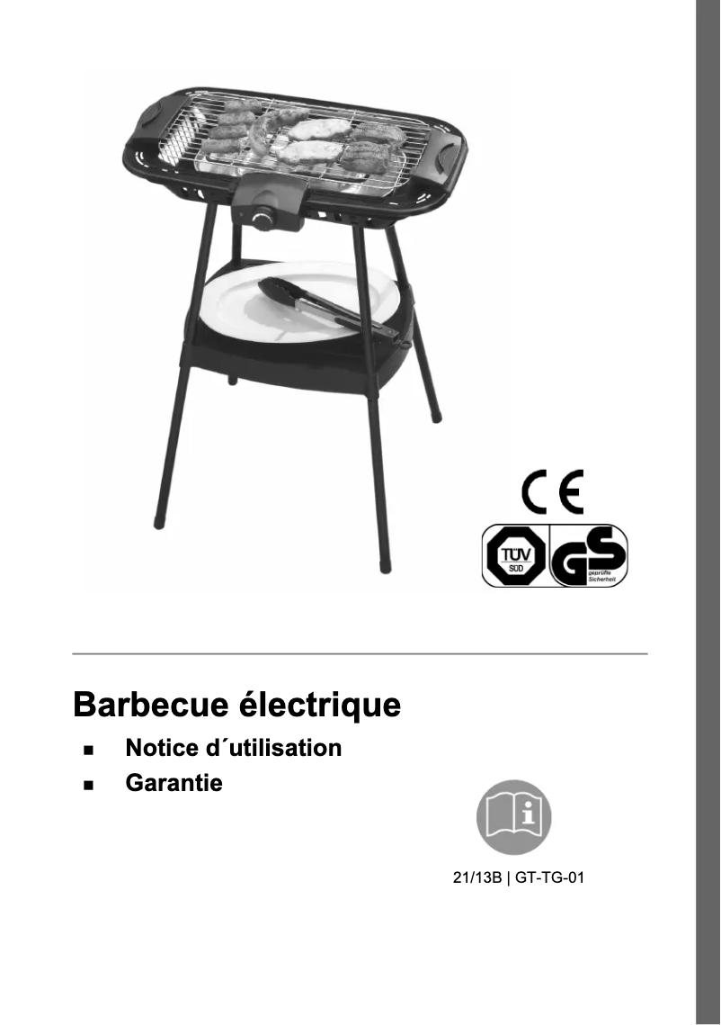 Page 1 de la notice Manuel utilisateur Quigg GT-TG-01