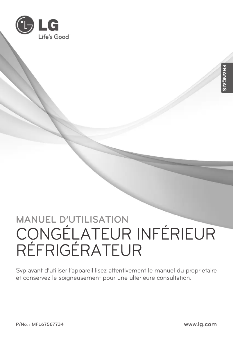 Image de la première page du manuel de l'appareil GR-M24FWCHL