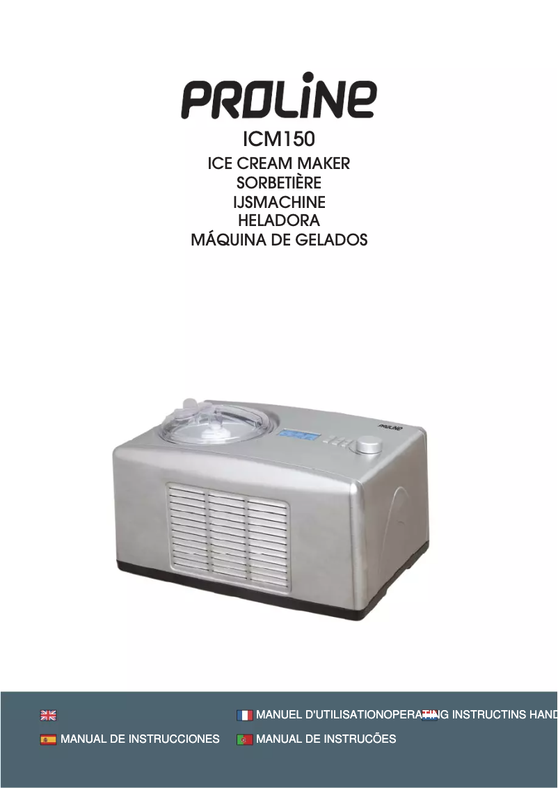 Image de la première page du manuel de l'appareil ICM150