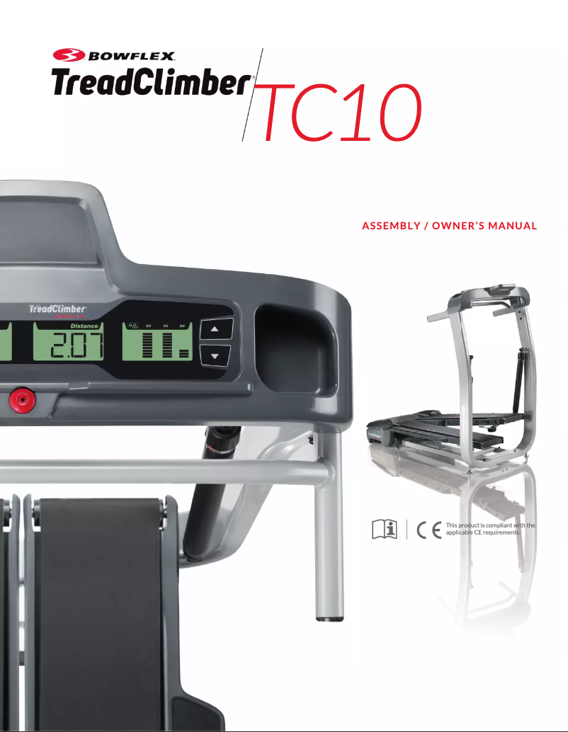 Página 1 del manual Manual de usuario Bowflex TreadClimber TC10