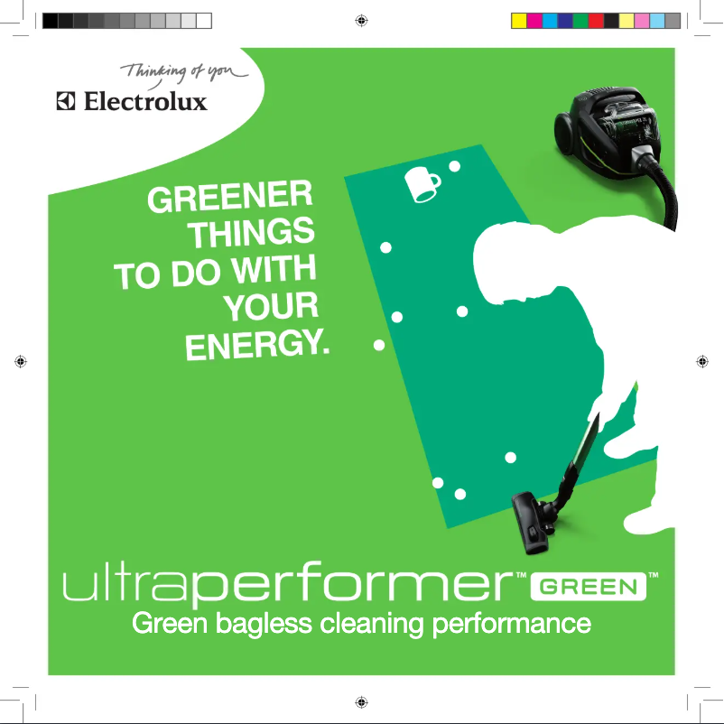 Page n°1 - Manuel utilisateur Electrolux Ultraperformer Green ZUPG3801