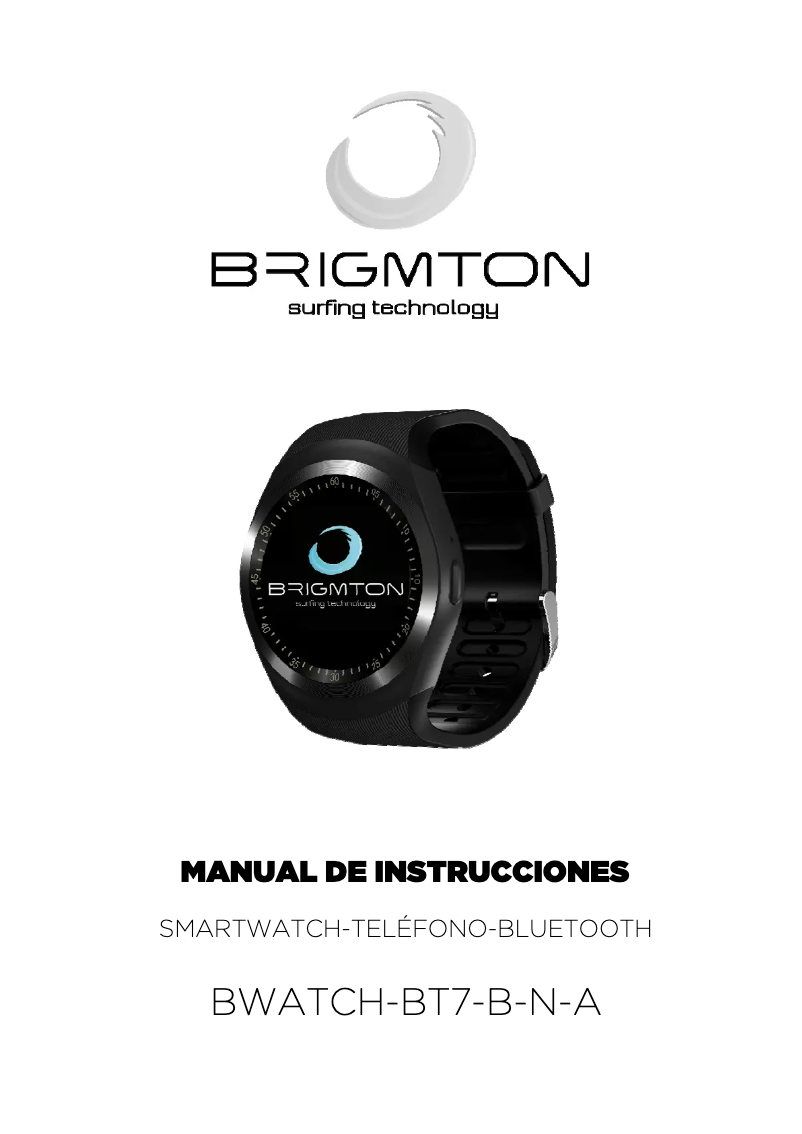 Image de la première page du manuel de l'appareil BWATCH-BT7