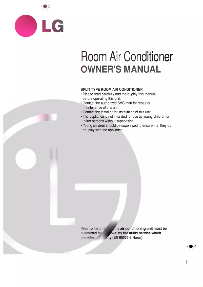 Page 1 de la notice Manuel utilisateur LG LS-C1260CD