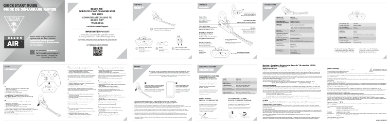 Page 1 de la notice Manuel utilisateur Roccat Recon Air