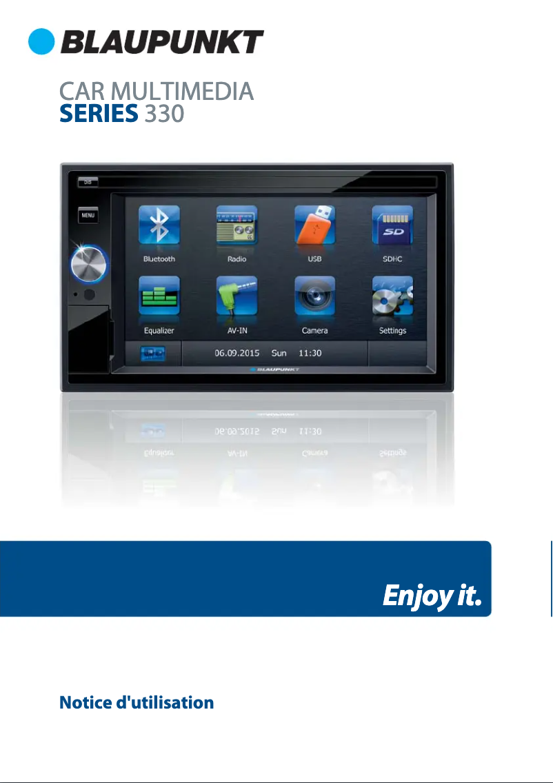 Page 1 de la notice Manuel utilisateur Blaupunkt Series 330