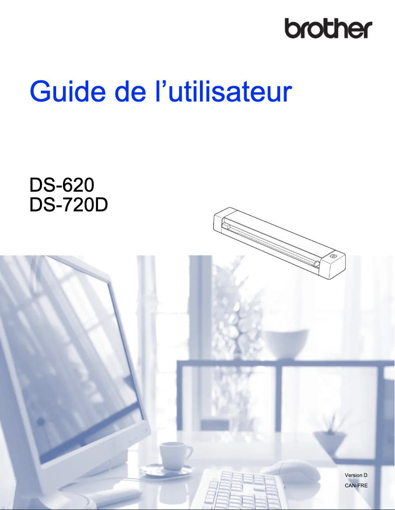 Image de la première page du manuel de l'appareil DS-720D