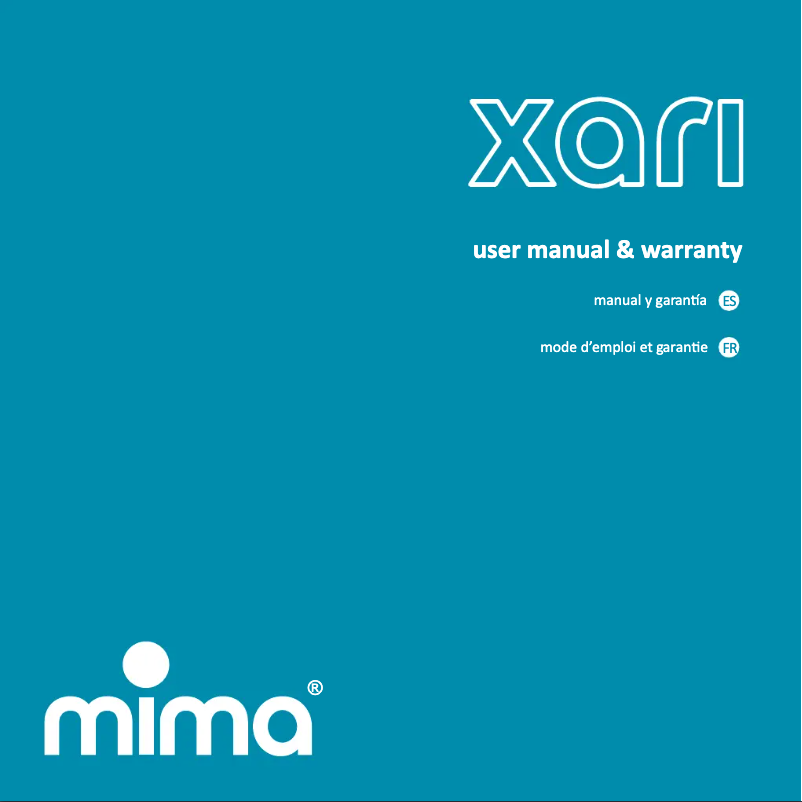 Page 1 de la notice Manuel utilisateur Mima Xari