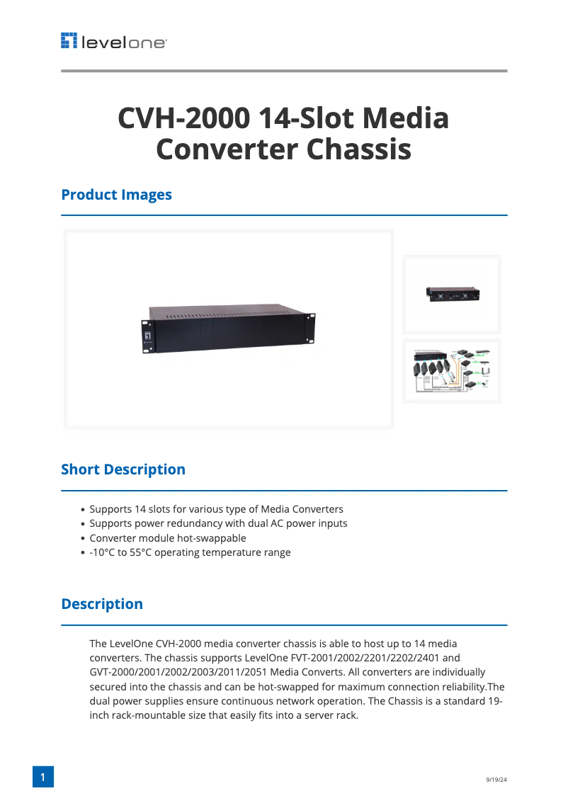 Image de la première page du manuel de l'appareil CVH-2000