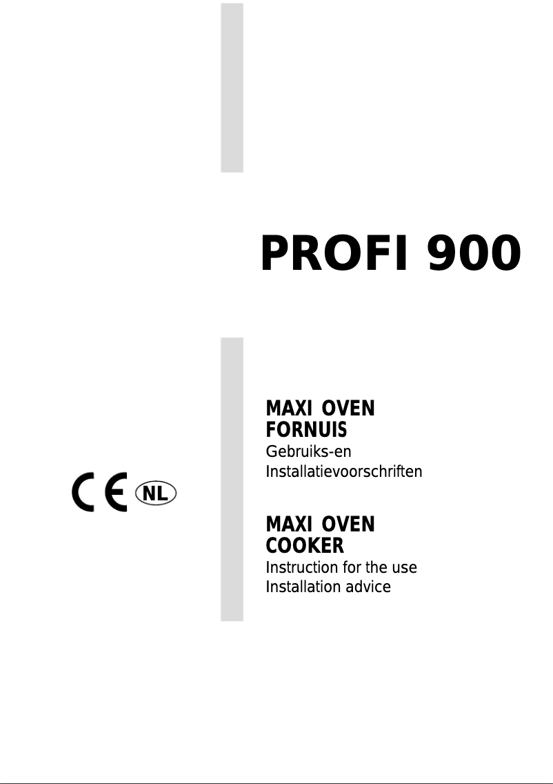 Image de la première page du manuel de l'appareil PROFI-900