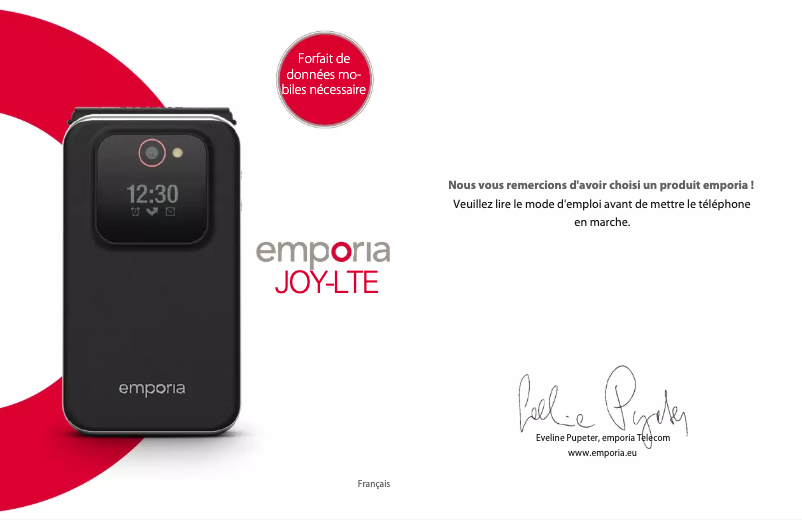 Image de la première page du manuel de l'appareil JOY-LTE