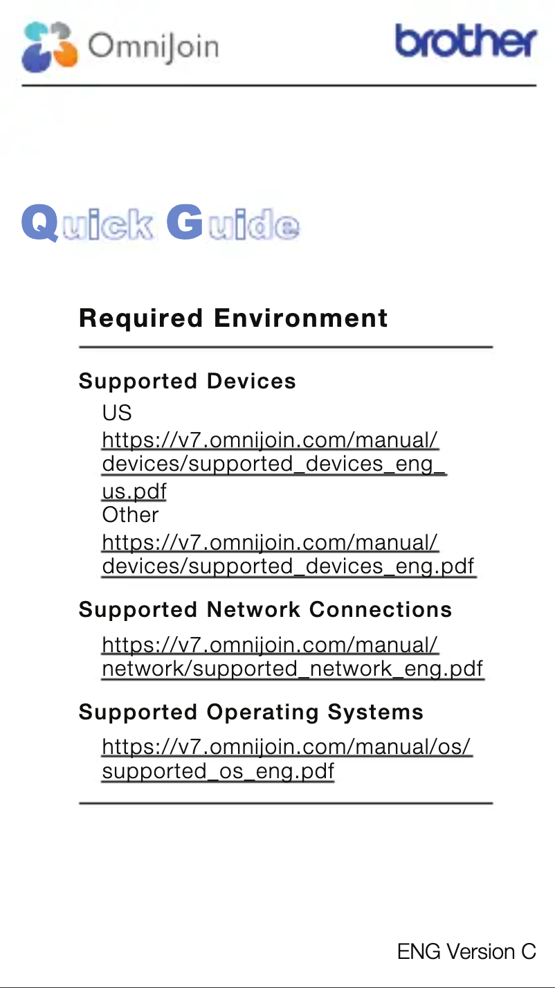 Image de la première page du manuel de l'appareil OmniJoin
