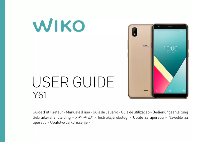 Page n°1 - Manuel utilisateur Wiko Y61