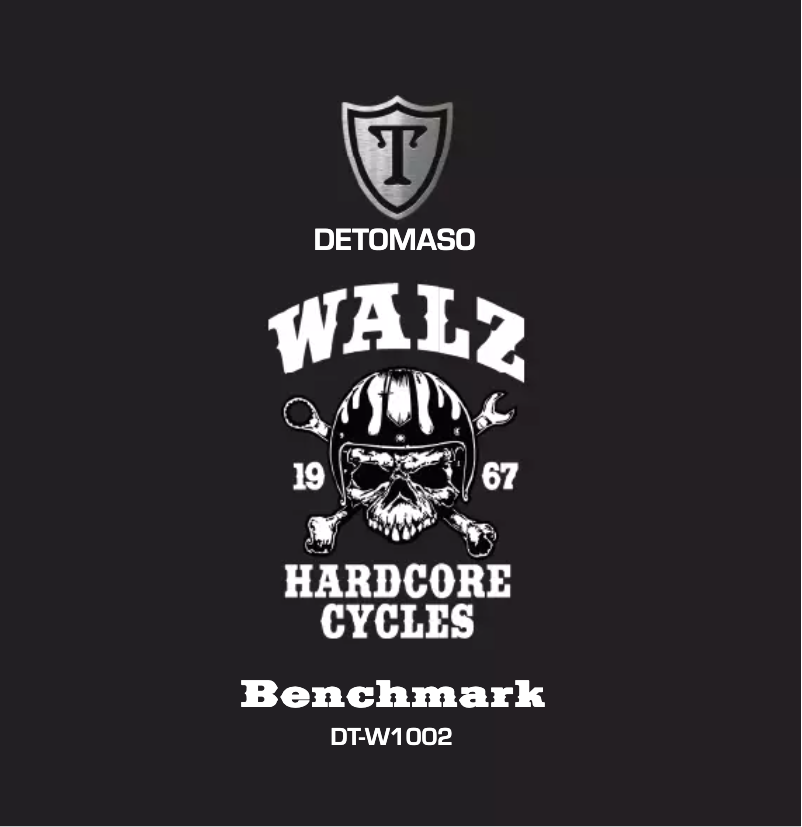 Image de la première page du manuel de l'appareil Benchmark DT-W1002