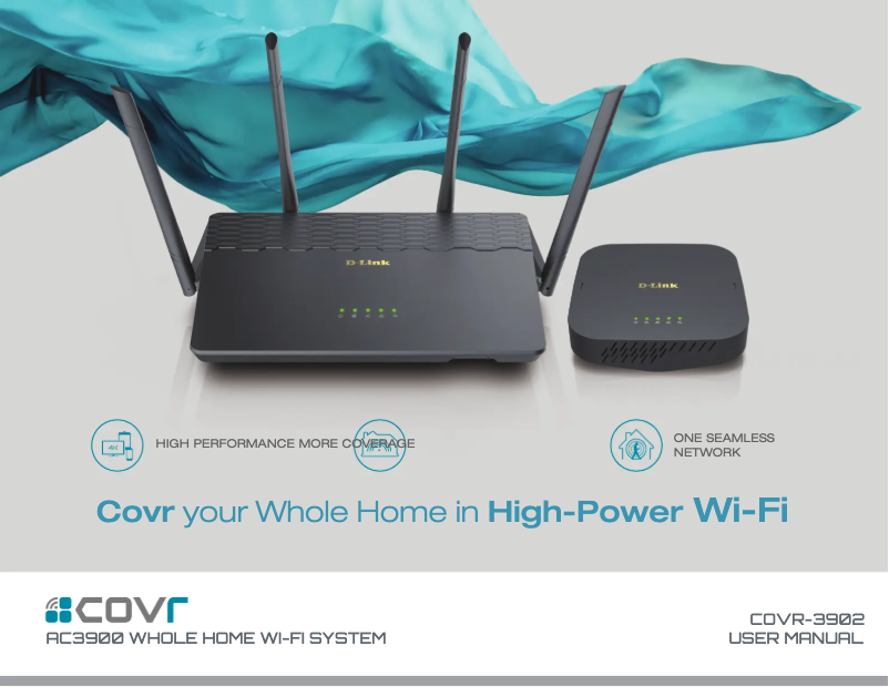 Page n°1 - Manuel utilisateur D-Link COVR-3902