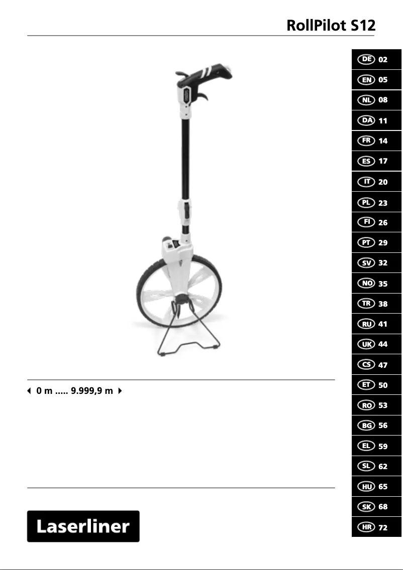 Image de la première page du manuel de l'appareil RollPilot S12