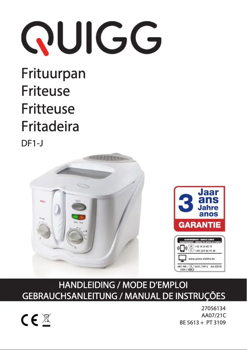 Page n°1 - Manuel utilisateur Primo DF1