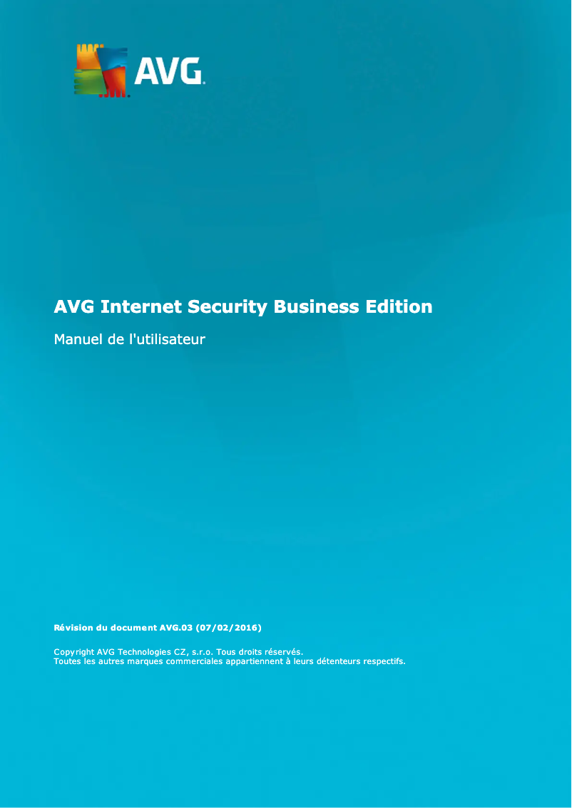 Página 1 del manual Manual de usuario AVG Internet Security Business Edition 2014