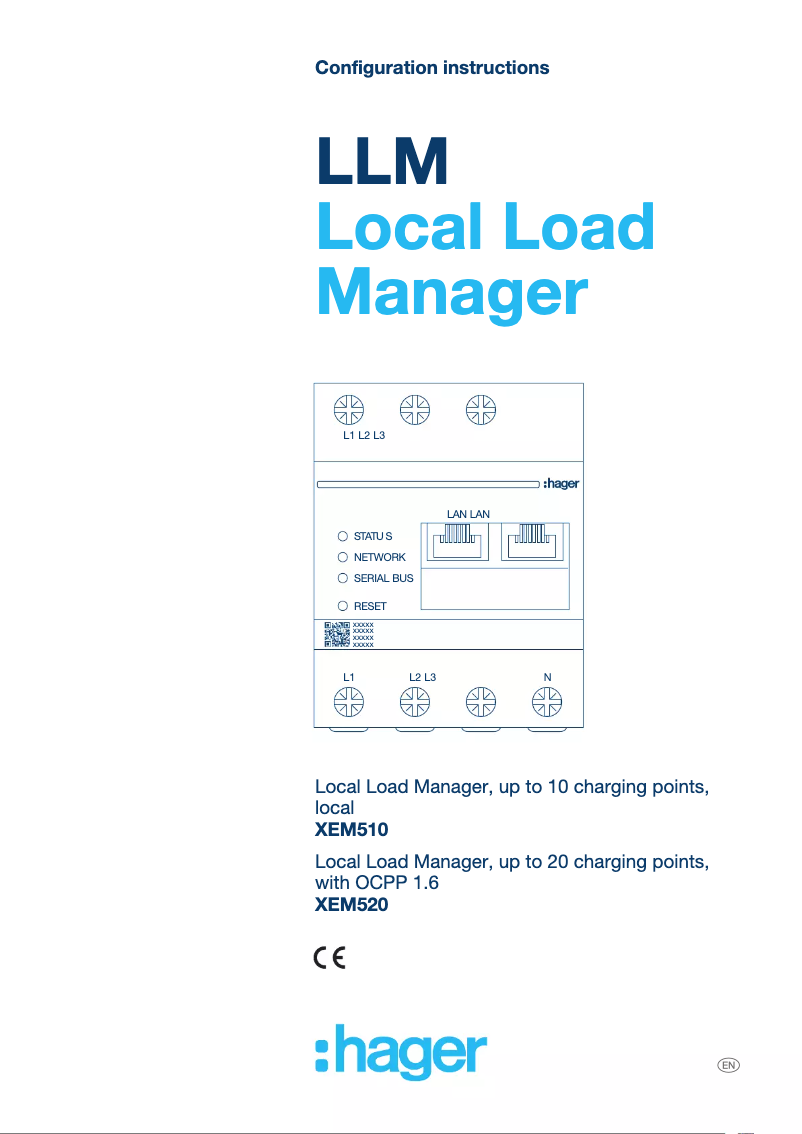 Image de la première page du manuel de l'appareil XEM520