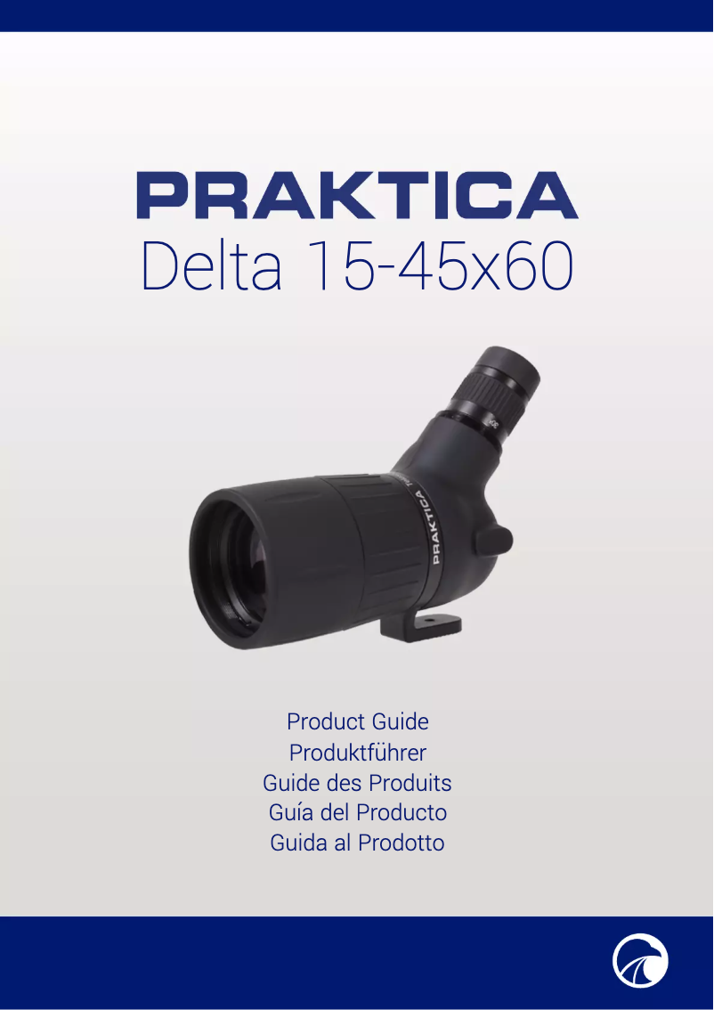 Page n°1 - Manuel utilisateur Praktica Delta 15-45x60