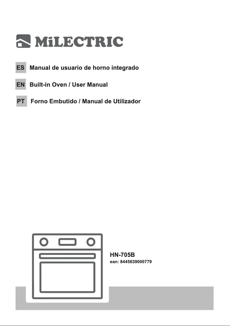 Página 1 del manual Manual de usuario Milectric HN-705B