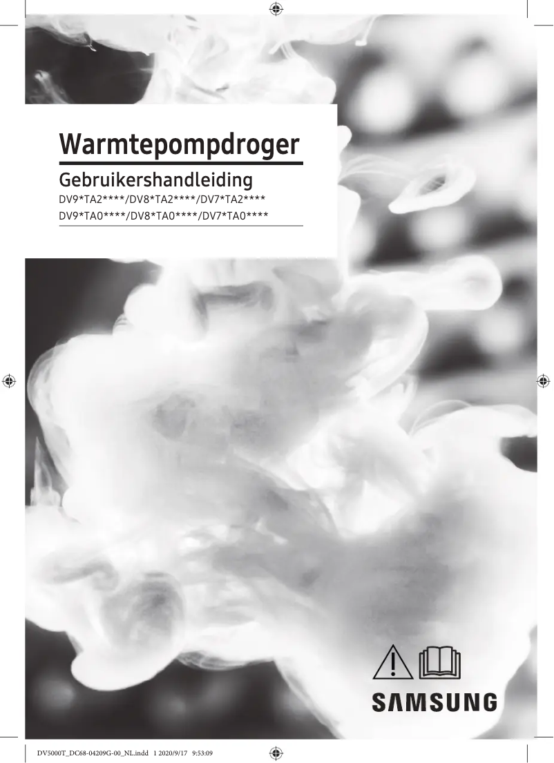 Page 1 de la notice Manuel utilisateur Samsung DV70TA000TE