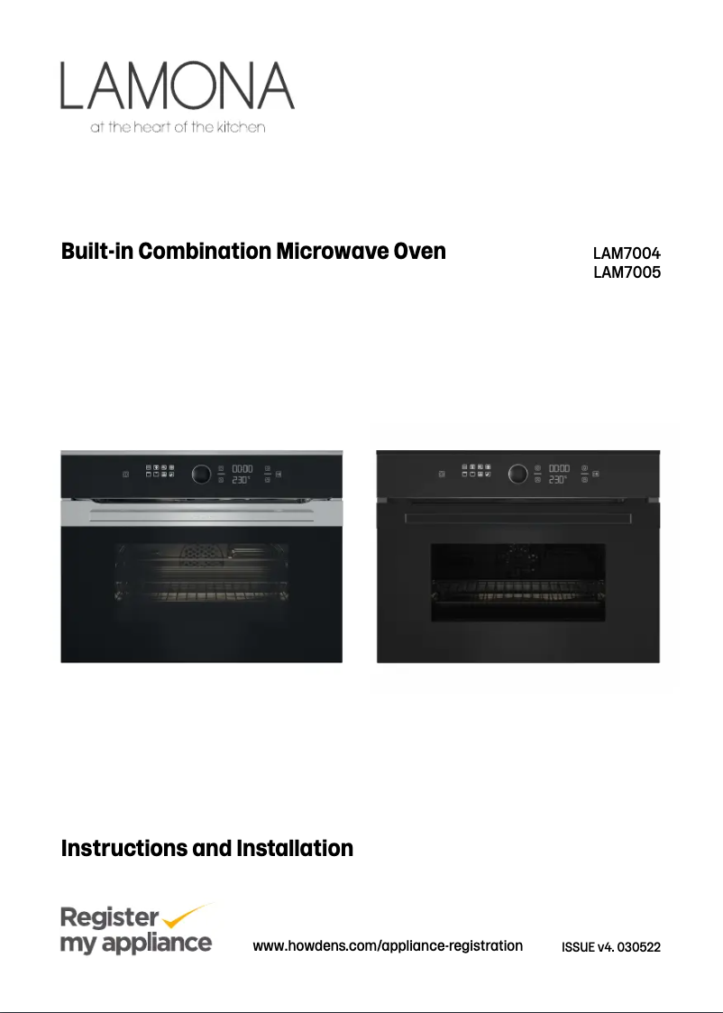 Page n°1 - Manuel utilisateur Lamona LAM7004