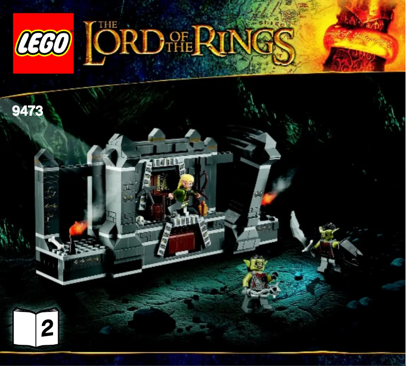 Page 1 de la notice Manuel utilisateur Lego The Mines of Moria (TM)