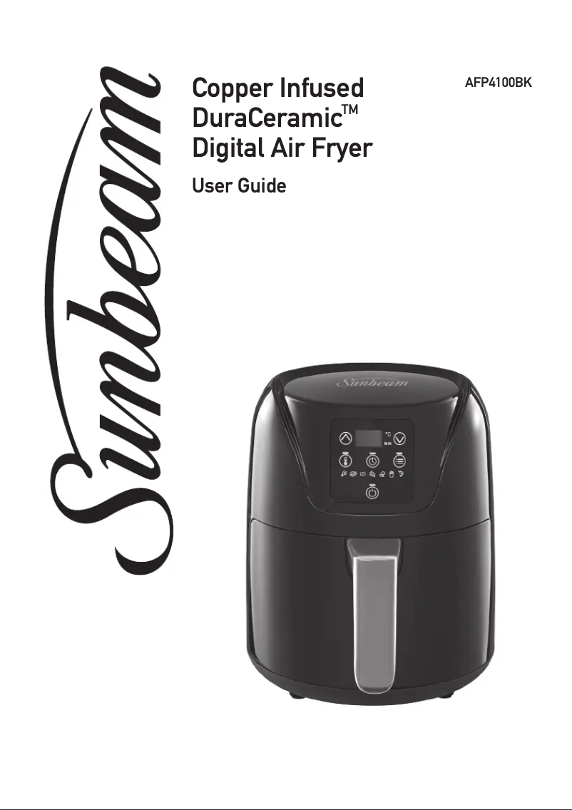Image de la première page du manuel de l'appareil DuraCeramic AFP4100BK