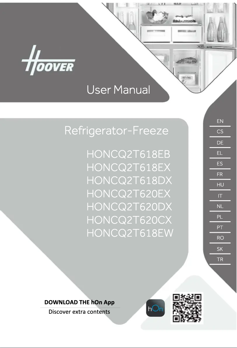 Image de la première page du manuel de l'appareil HONCQ2T618EB