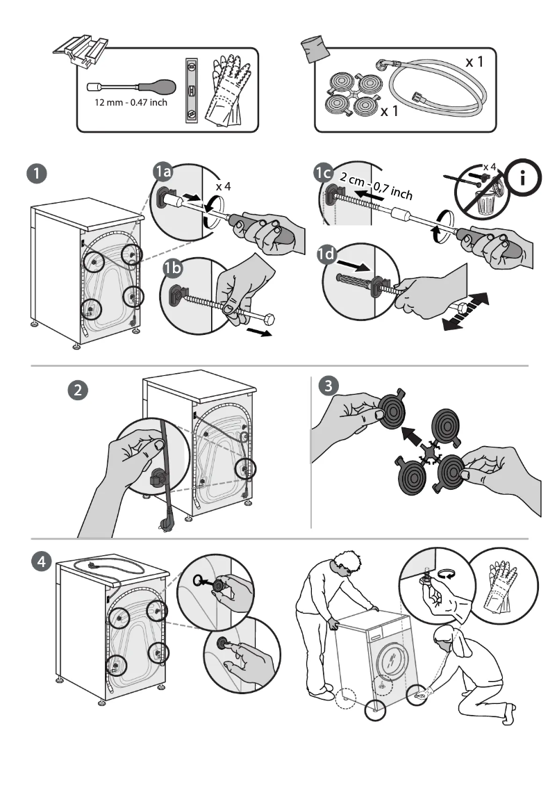 Página 1 del manual Instrucciones de seguridad Whirlpool FFD 8489E BSV BE