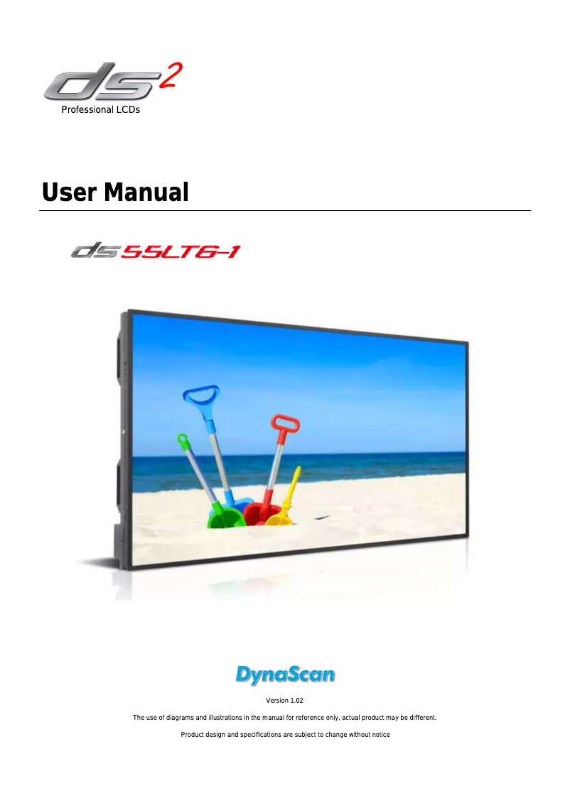 Page n°1 - Manuel utilisateur DynaScan DS552LT6