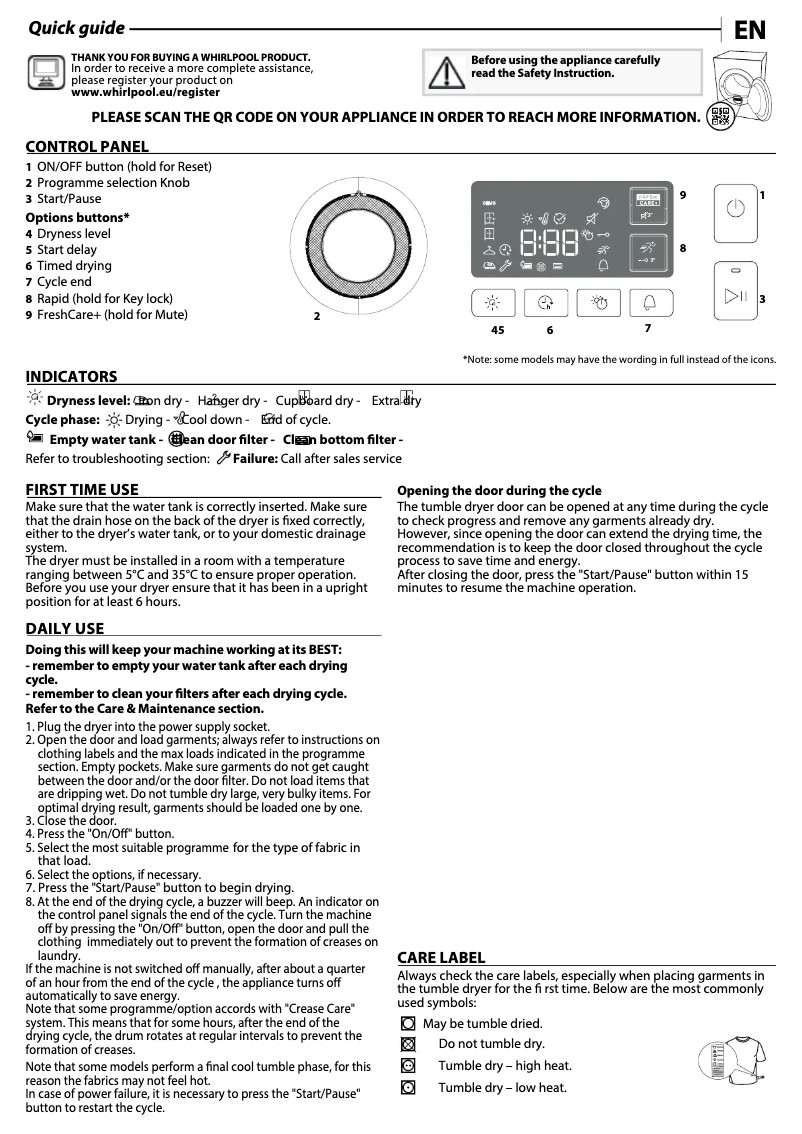 Image de la première page du manuel de l'appareil FFT M11 8X3B BE