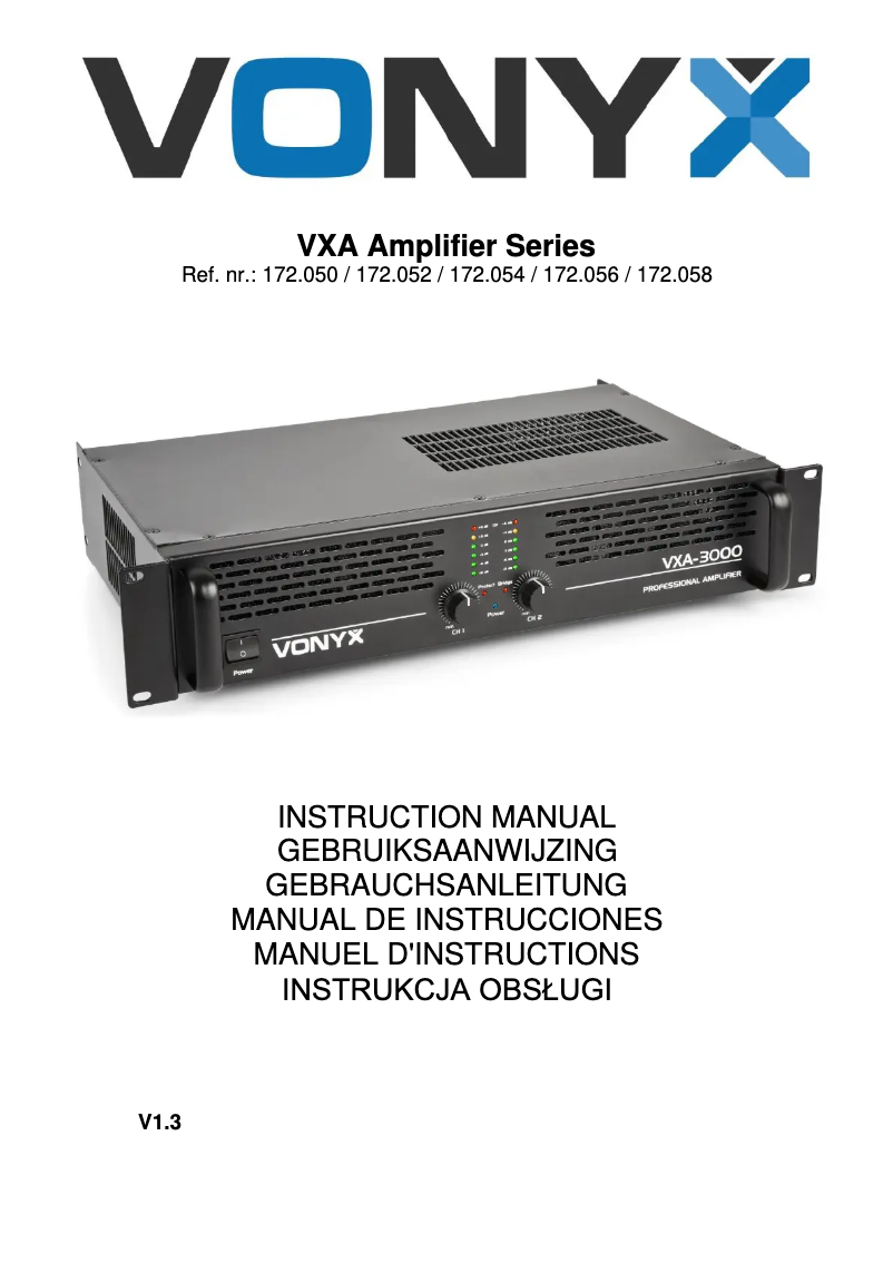 Image de la première page du manuel de l'appareil VXA-1200