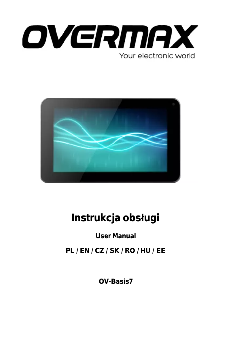 Page n°1 - Manuel utilisateur Overmax Basis 7