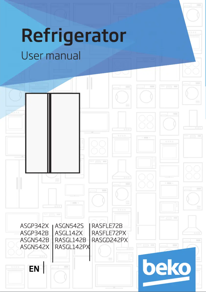 Image de la première page du manuel de l'appareil RASGD242