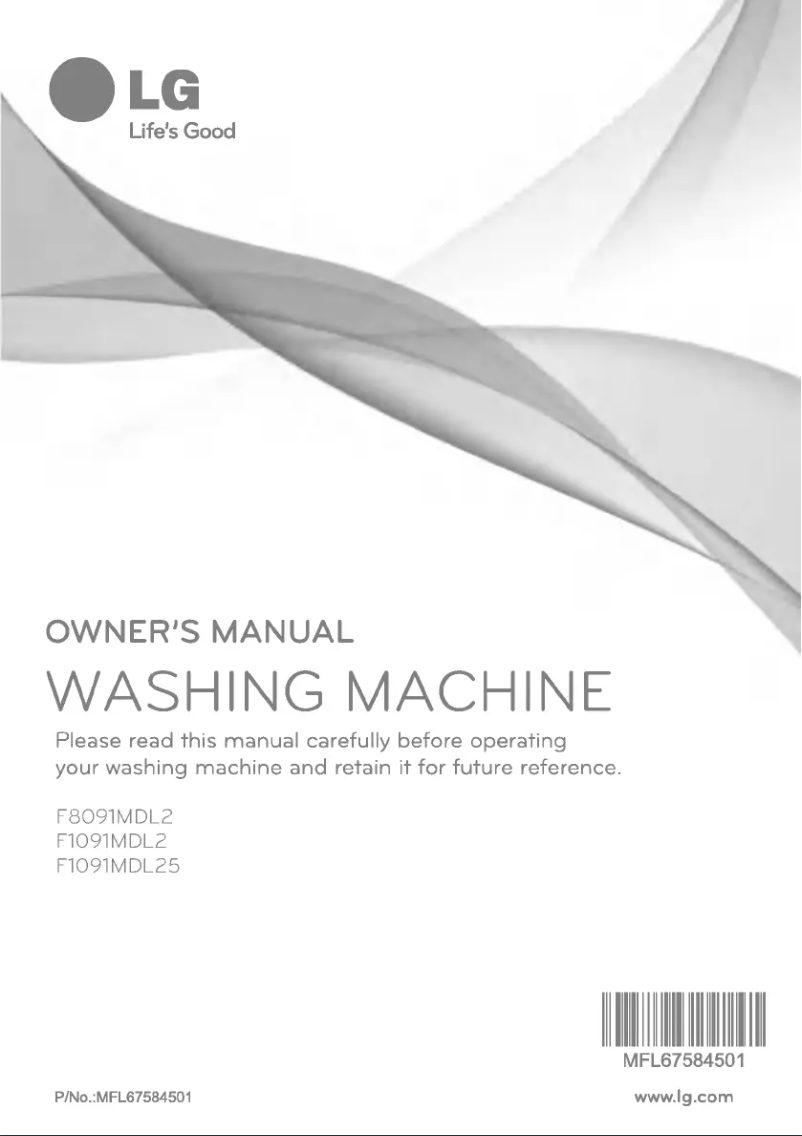 Página 1 del manual Manual de usuario LG F1091MDL2