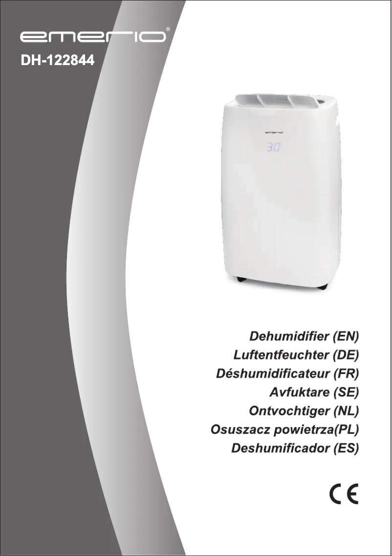 Page n°1 - Manuel utilisateur Emerio DH-122844