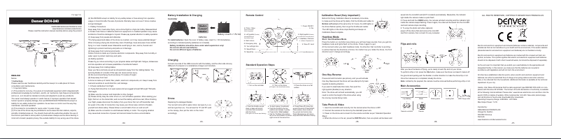 Page n°1 - Manuel utilisateur Denver DCH-240