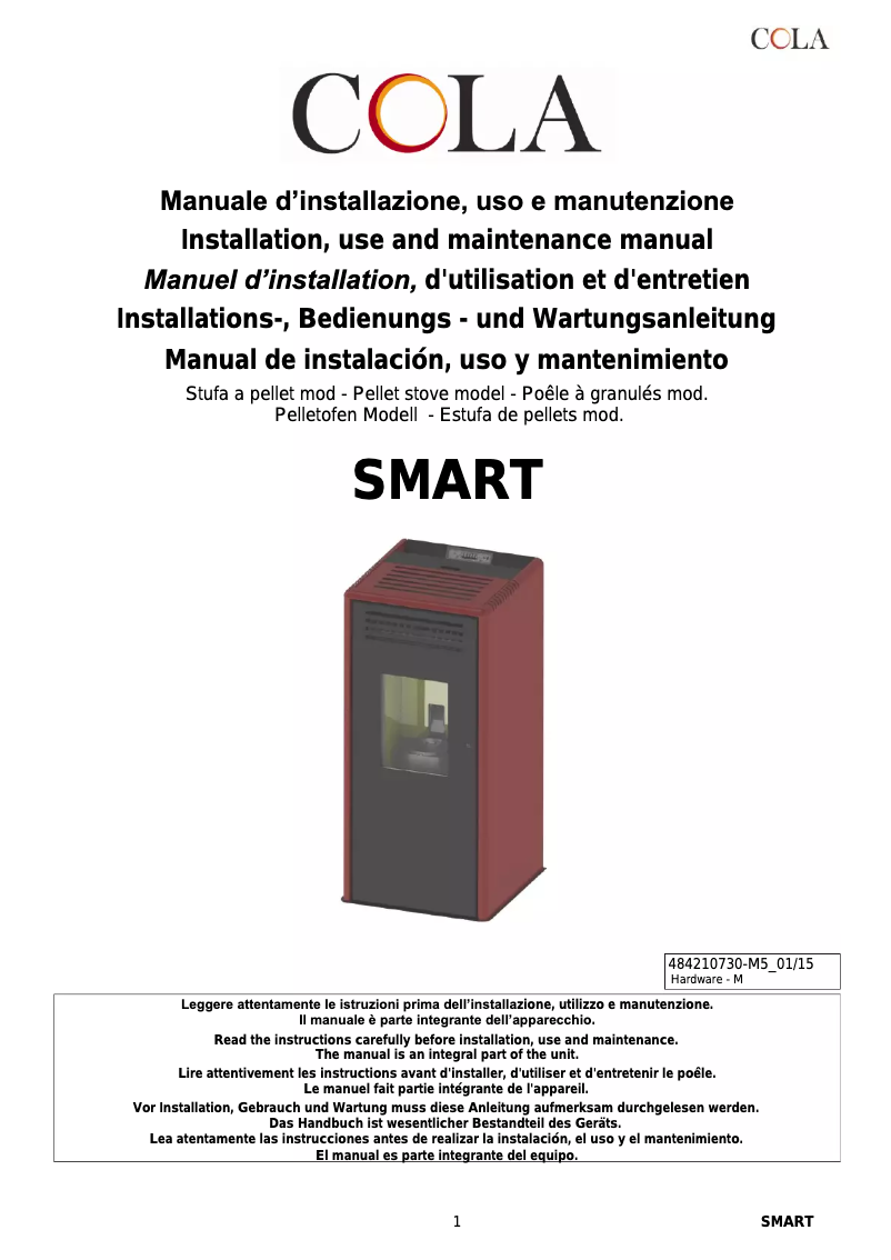 Image de la première page du manuel de l'appareil Smart