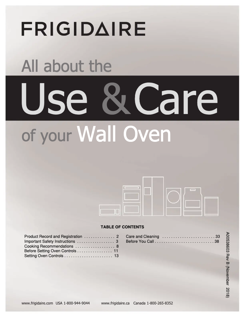 Image de la première page du manuel de l'appareil FGET3066UF