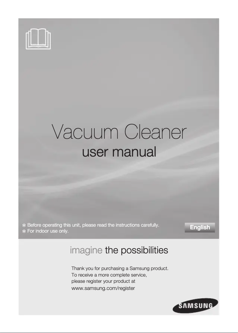 Page 1 de la notice Manuel utilisateur Samsung VCC5480