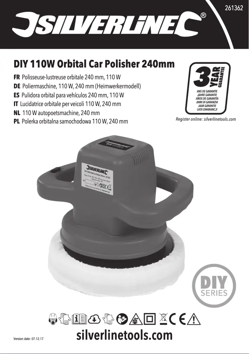 Image de la première page du manuel de l'appareil 261362