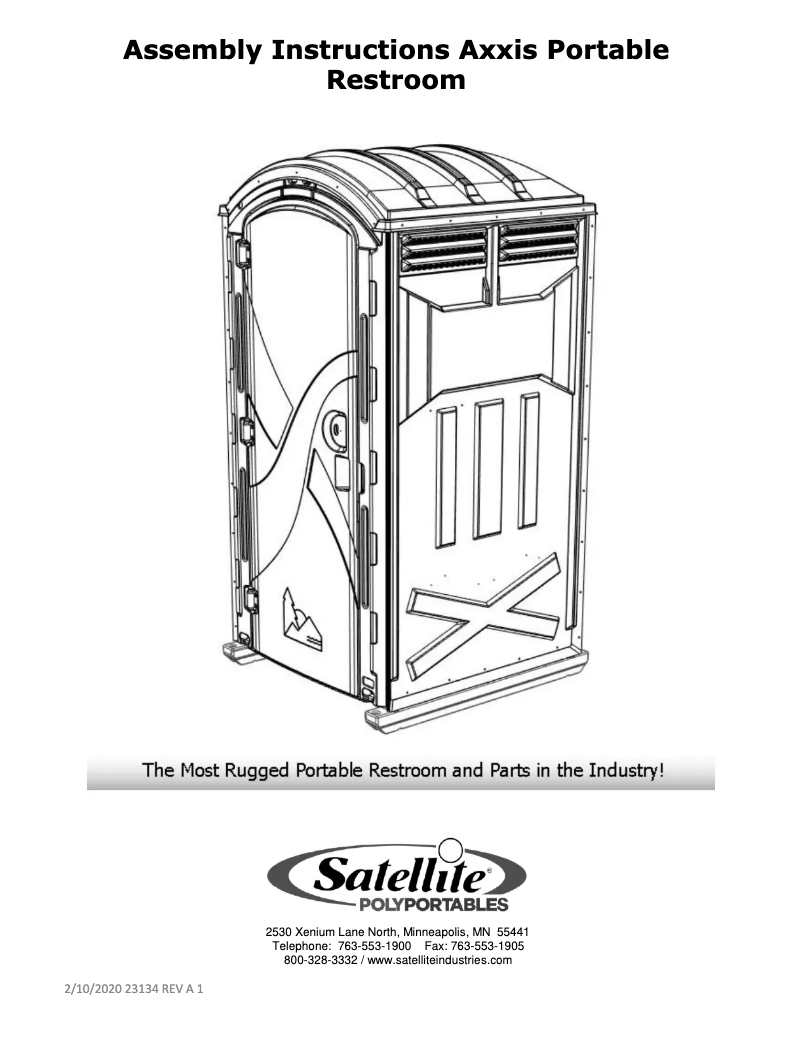 Image de la première page du manuel de l'appareil Axxis