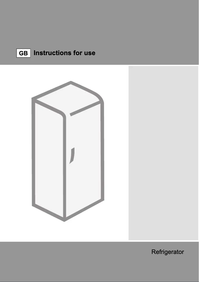 Página 1 del manual Manual de usuario Gorenje RI41325