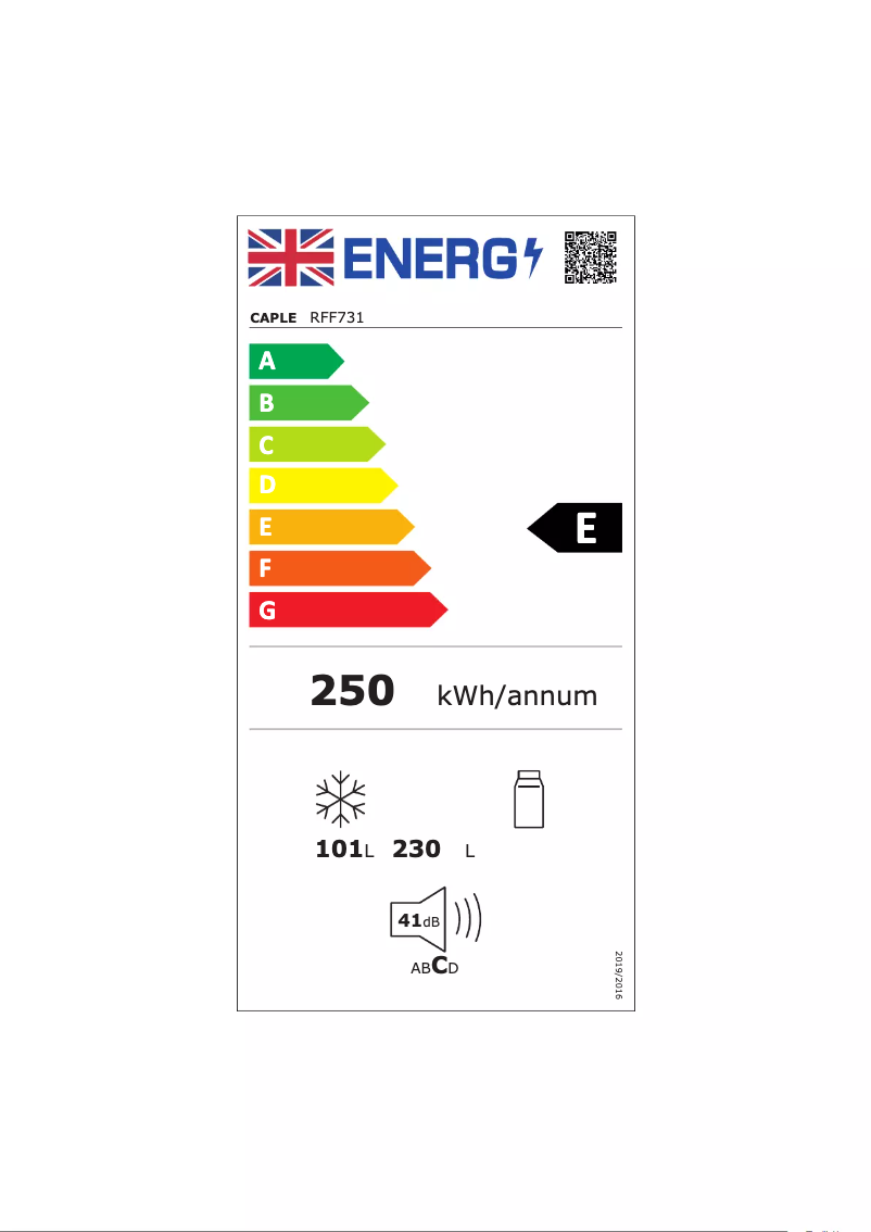 Image de la première page du manuel de l'appareil RFF731