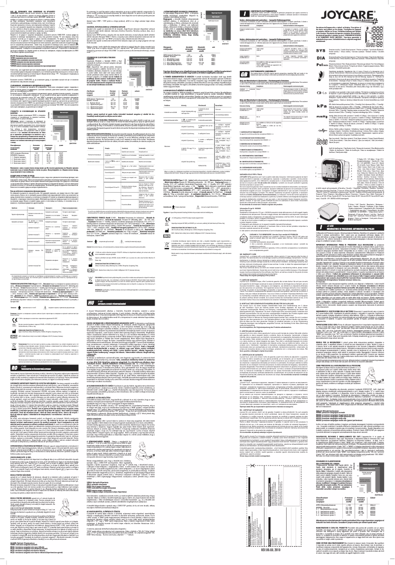 Image de la première page du manuel de l'appareil JC-600