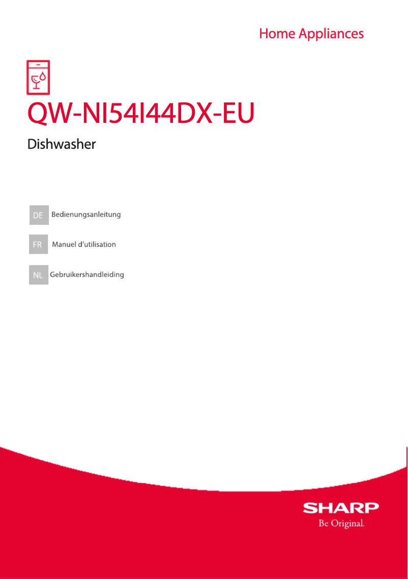 Page n°1 - Manuel utilisateur Sharp QW-NI54I44DX-EU