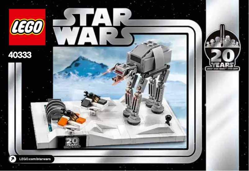 Page 1 de la notice Manuel utilisateur Lego Star Wars 40333